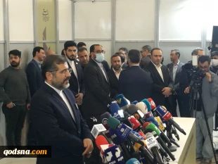 نمایشگاه رسانه‌های ایران با حضور رهبران حماس در تهران رسما آغاز به کار کرد// غرفه خبرگزاری قدس (قدسنا) میزبان بازدیدکنندگان است 2