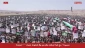 انطلاق مسيرات كبرى في محافظة صعدة  اليمنية نصرة لغزة