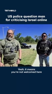 بازجویی پلیس آمریکا از یک شهروند بهدلیل انتقاد از رژیم صهیونیستی بازجویی پلیس آمریکا از یک شهروند بهدلیل انتقاد از رژیم صهیونیستی