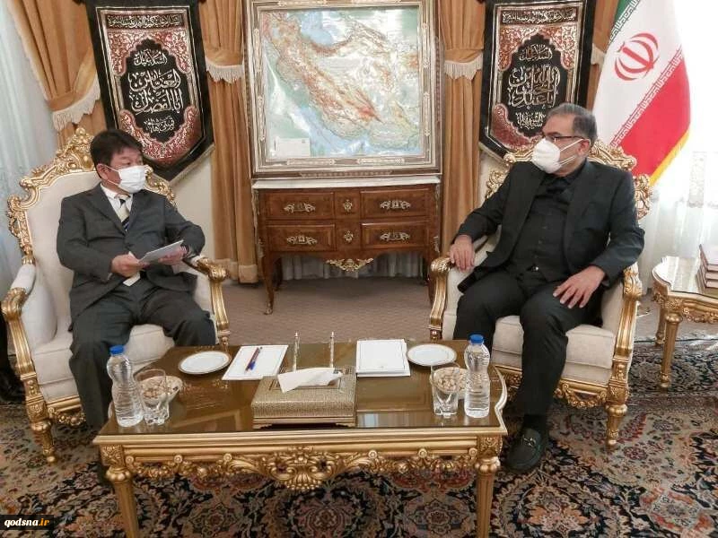 وزير خارجية اليابان يلتقي شمخاني في طهران 2
