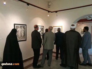 گزارش قدسنا از ششمین روز نمایشگاه رسم مقاومت در موزه هنرهای معاصر فلسطین تهران