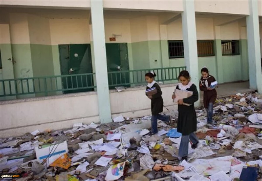 ۸۰۰ هزار دانش‌آموز در نوار غزه از تحصیل بازماندند 2