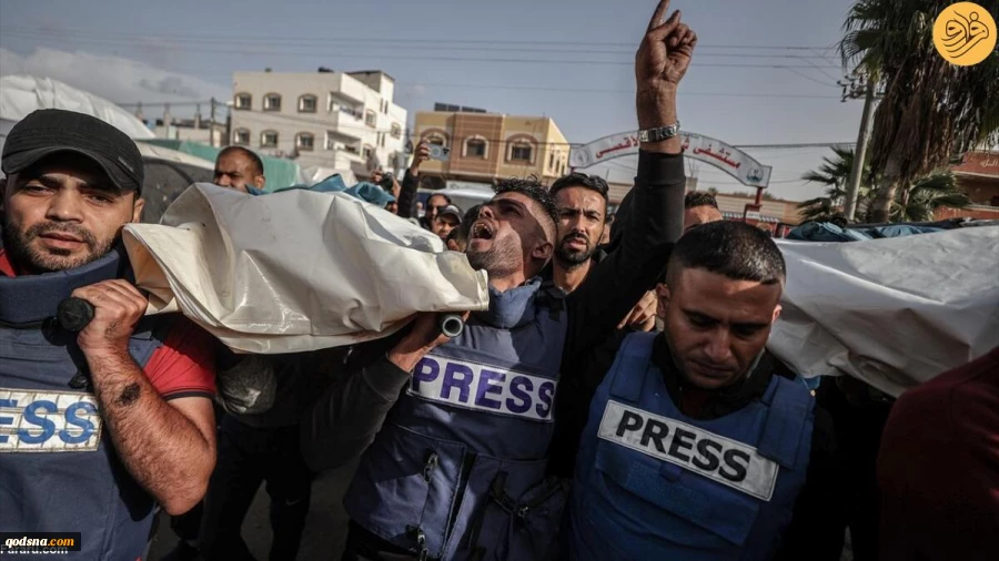 شهادت دو خبرنگار فلسطینی دیگر در بمباران النصیرات 2