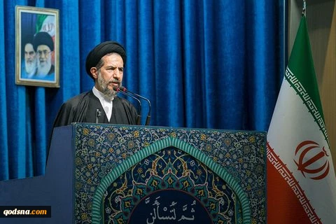 خطيب جمعة طهران :  اليمن حذر الصهاينة عبر استهداف "تل ابيب" بطائرة مسيرة 2