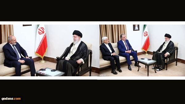 دیدار نخست وزیر ارمنستان و  و رئیس جمهور تاجیکستان  با رهبر معظم انقلاب اسلامی 2