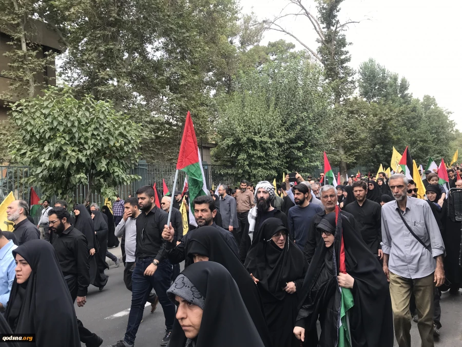 تصاویر تشیع شهید اسماعیل هنیه در تهران 7