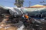 بمباران چادر آوارگان فلسطینی در دیرالبلا از سوی صهیونیست‌ها 2