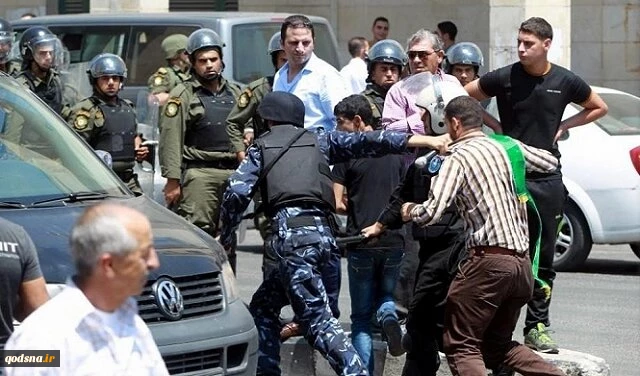 بازداشت دهها فلسطینی توسط ماموران رام‌الله به دلیل شرکت در راهپیمایی محکومیت ترور هنیه 2