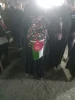 تصاویر ارسالی خبرنگار قدسنا از زائران پیاده روی اربعین حسینی با پرچم فلسطین در مسیر کربلا(بخش چهارم) 2