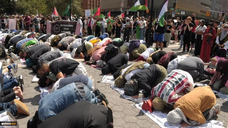 (تصاویر) تظاهرات حمایت از فلسطین در نیویورک 2