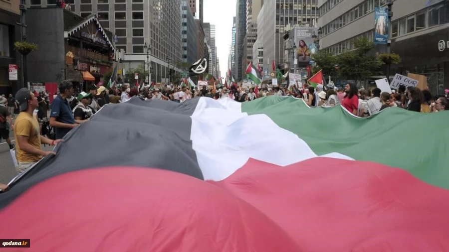 (تصاویر) تظاهرات حمایت از فلسطین در نیویورک 2