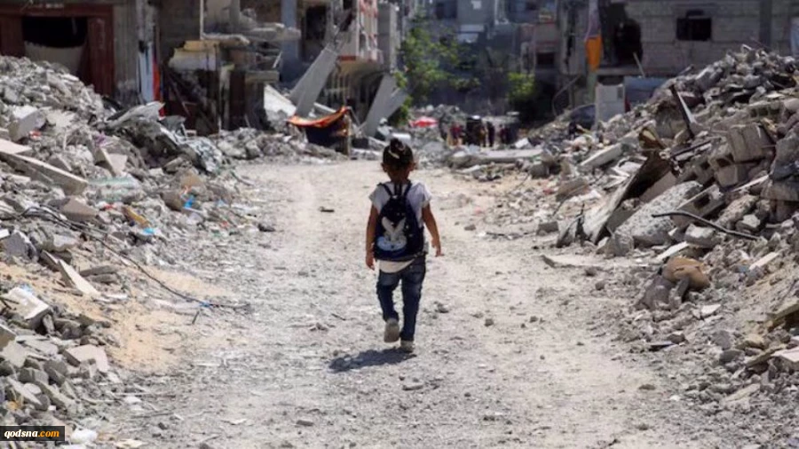 45,000 Palestinian children in Gaza are missing their first day of school, UN says