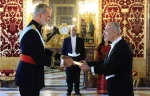 پادشاه اسپانیا استوارنامه اولین سفیر فلسطین را دریافت کرد 2
