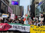تجمع اعتراضی حامیان فلسطین در روز نخست جلسه سازمان ملل 2