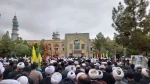 تجمع حوزویان قم در محکوم کردن ترور دبیر کل حزب‌الله 2