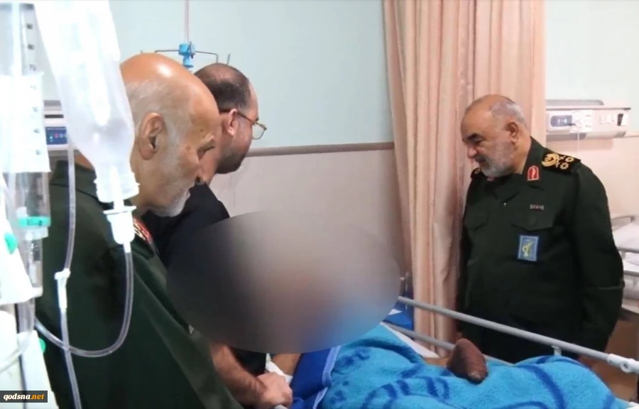 فرمانده کل سپاه پاسداران از مجروحان لبنانی در مشهد عیادت کرد 2