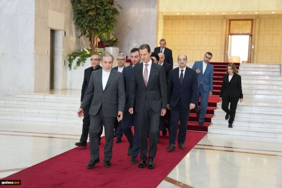 دیدار وزیر خارجه با رئیس جمهور سوریه 2