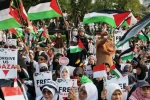 راهپیمایی در سراسر جهان هم‌زمان با سالگرد عملیات طوفان الاقصی 4