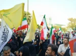 اختصاصی قدسنا، گزارش تصویری تجمع دختران حامی مقاومت(دختران مقاومت) در میدان فلسطین تهران با حضور اقشار مختلف تهران  2