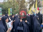 اختصاصی قدسنا، گزارش تصویری تجمع دختران حامی مقاومت(دختران مقاومت) در میدان فلسطین تهران با حضور اقشار مختلف تهران 2