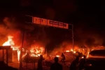 آوارگان فلسطینی در حمله جنگنده های رژیم صهیونیستی در آتش سوختند
 2