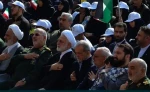 تشییع پیکر سرلشکر شهید عباس نیلفروشان در تهران/ طنین اندار شدن  شعارهای 