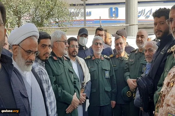 تشییع پیکر سرلشکر شهید عباس نیلفروشان در تهران/  حضور سران و سرداران نظام در مراسم / طنین اندار شدن  شعارهای "مرگ بر آمریکا" و "مرگ بر اسرائیل" 2