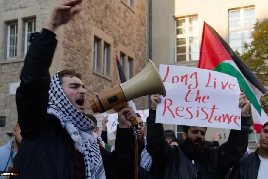 تصاویر تظاهرات گسترده در برلین آلمان در حمایت از فلسطین 4