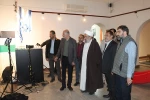 بازدید دبیر کل جمعیت دفاع از ملت فلسطین از آثار نمایشگاه گروهی هنر طوفان  5