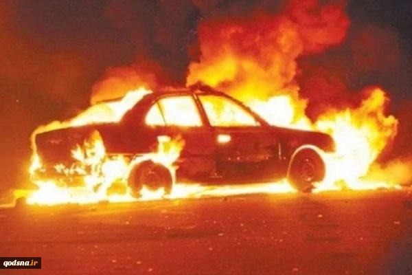شهرک‌نشینان صهیونیست خودروهای فلسطینی‌ها را در قدس آتش زدند  2