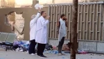 انتشار تصویری از بازداشت ده‌ها فلسطینی در جبالیا با چشمان بسته و برهنه 3