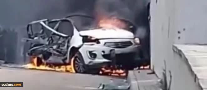 انفجار خودرو اطراف فرودگاه بن گوریون 2