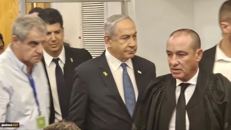 نتانیاهو در دادگاه حاضر شد 3