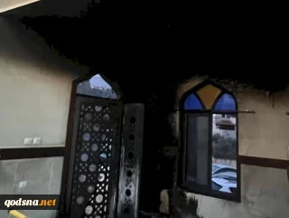 یورش ارتش رژیم صهیونیستی به مناطق مختلف کرانه باختری/  شهرک نشینان یک مسجد را به آتش کشیدند