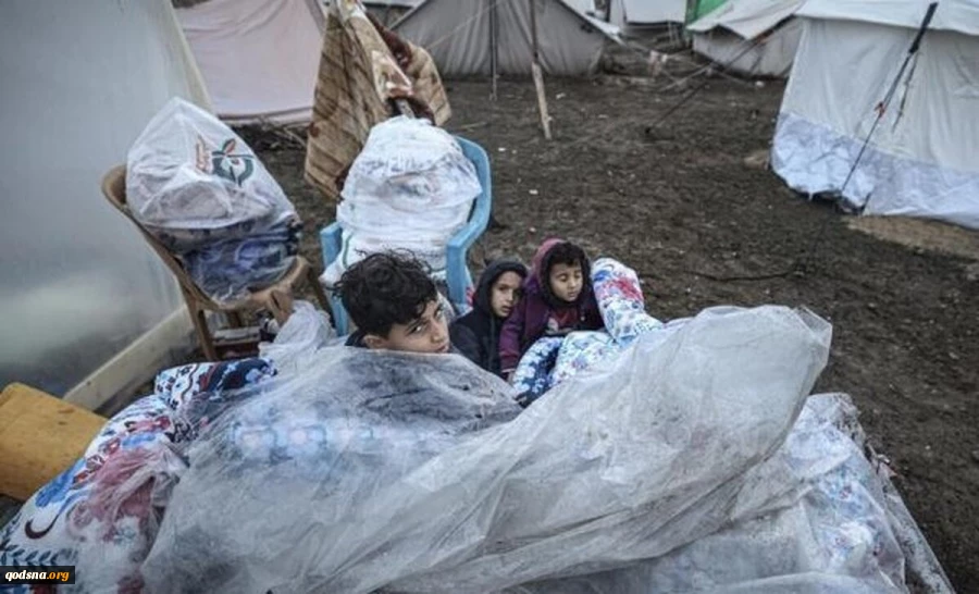 آوارگان فلسطینی از شدت سرما در غزه جان می‌دهند/ شهادت 5 تن شامل 4 کودک و یک پزشک بر اثر سرما 2