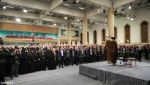 رهبر انقلاب در دیدار جمعی از خانواده‌های شهدای مدافع حرم و مقاومت:  سردار سلیمانی از ایران هم به عنوان حرم دفاع می‌کرد/  اگر مبارزه شجاعانه حاج قاسم و مدافعان حرم نبود امروز خبری از اعتاب مقدسه چه زینبیه و چه حتی کربلا و نجف نبود/ نخواهند توانست پرچم مقاو