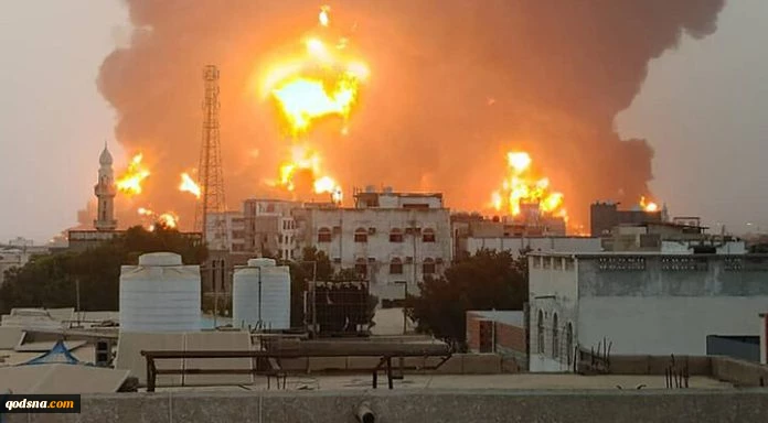 حمله آمریکا و انگلیس به ۲ استان یمن 2