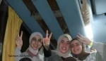 تصاویری از لحظه رسیدن اسرای زن فلسطینی آزاد شده به بیتونیا در غرب رام الله 2