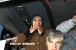 تصاویری از لحظه رسیدن اسرای زن فلسطینی آزاد شده به بیتونیا در غرب رام الله 2