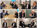 ادامه دیدارهای دیپلماتیک ظریف در داووس 2