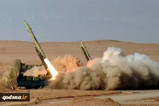 انهدام هدف متخاصم با شلیک سامانه موشکی جوشن در رزمایش اقتدار پدافند هوایی