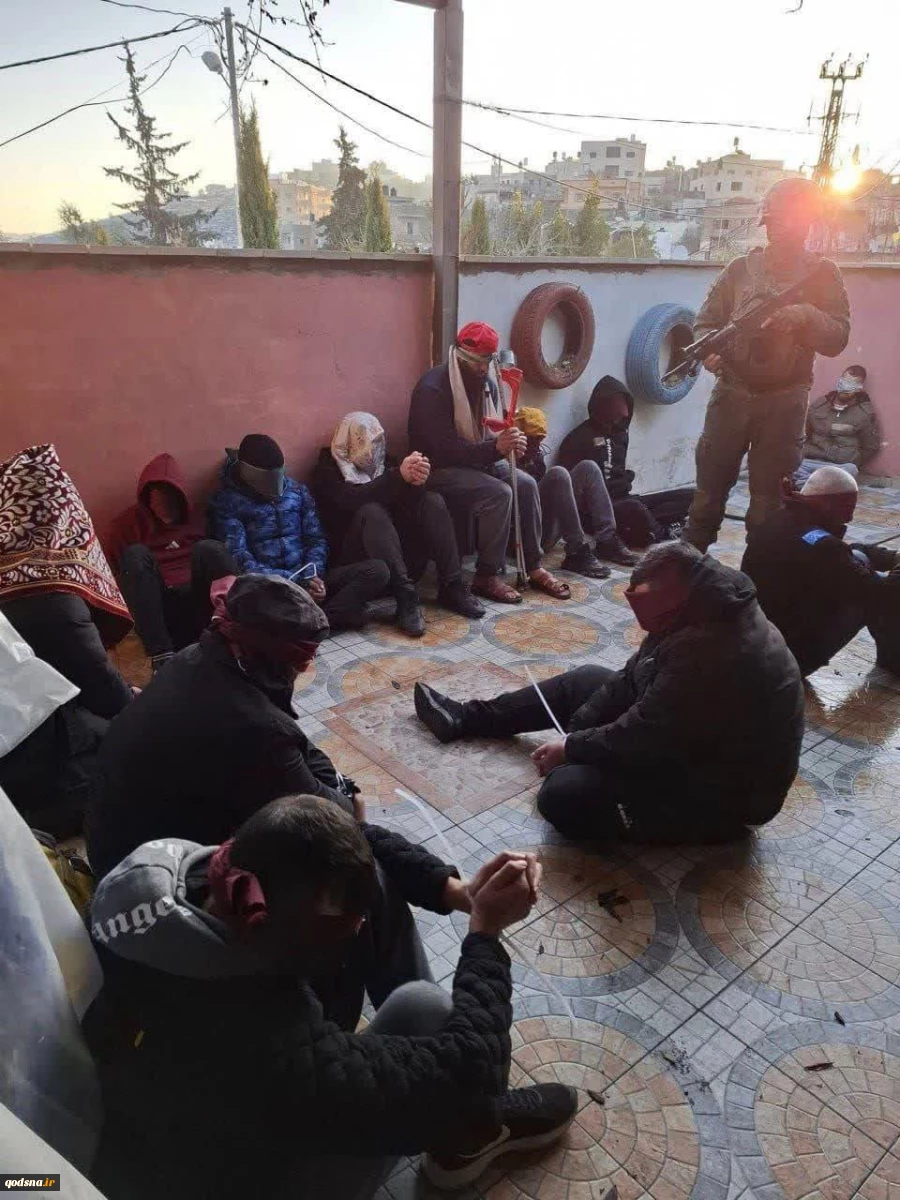 اشغالگران تعدادی از فلسطینی ها را در رام الله بازداشت کردند 4