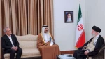 Sheikh Tamim expressed appreciation for Iran's support of the oppressed people around the world, saying that Iran's unwavering backing of the Palestinians 
