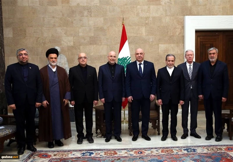 دیدار هیئت ایرانی با رئیس جمهور لبنان 2