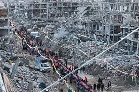 Egyptian Foreign Minister Badr Abdelatty has said the Gaza reconstruction plan, which guarantees Palestinians the right to stay on their land, will be presented at the upcoming emergency Arab summit this week.