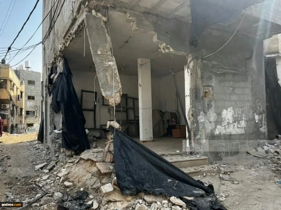 ویرانی گسترده خانه‌های فلسطینیان در اردوگاه نورشمس و طولکرم در شمال کرانه باختری در ادامه حملات جنایتکارانه صهیونیست ها   3