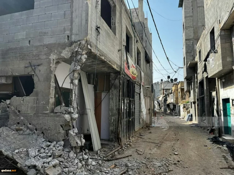ویرانی گسترده خانه‌های فلسطینیان در اردوگاه نورشمس و طولکرم در شمال کرانه باختری در ادامه حملات جنایتکارانه صهیونیست ها   6