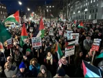 Thousands protest in London against renewed attacks on Gaza