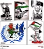 کاریکاتور هایی از علا جیلی عبیدی کاریکاتوریست لیبی،ارسالی برای نمایشگاه سال صفر در موزه تهران سال 1404 2
