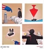 کاریکاتورهایی از «کمال شرف» کارتونیست یمنی، ارسالی برای نمایشگاه «سال صفر» در موزه فلسطین تهران سال 1404 2